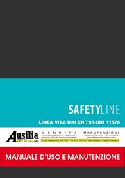 CATALOGO USO E MANUTENZIONE LINEE VITA 